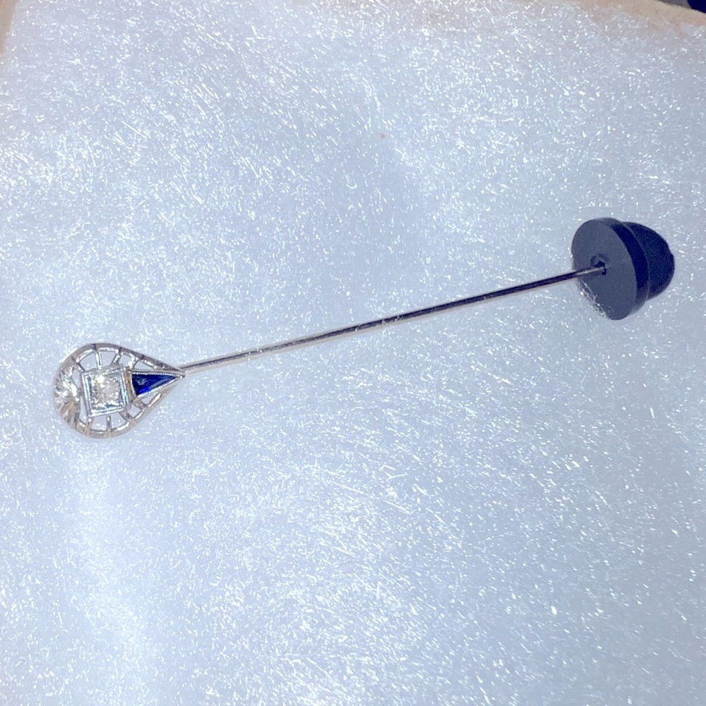 Antique diamond pin